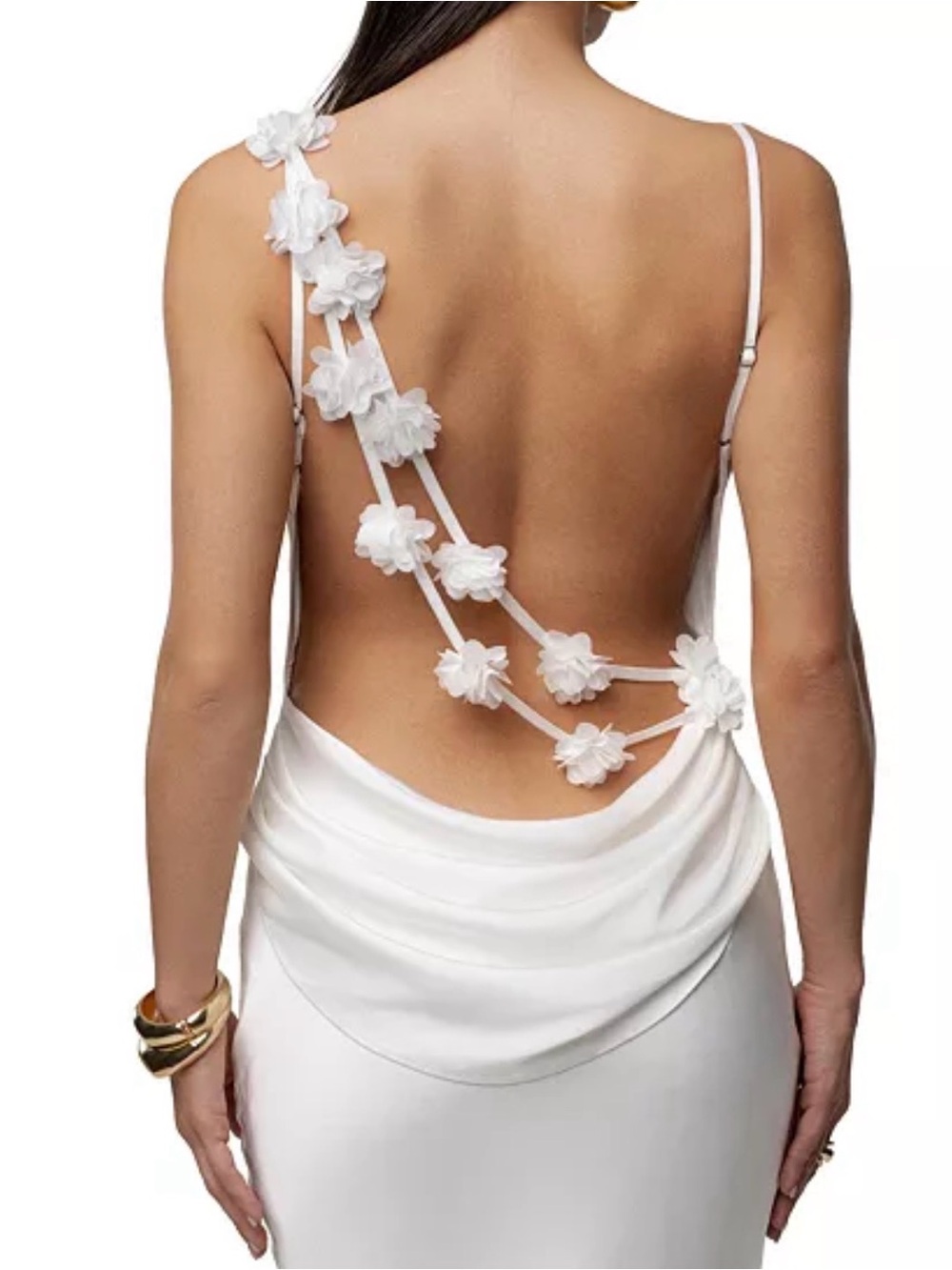 JLUXLABEL
Women's Down The Aisle Satin Gown - Picture 6 of 12